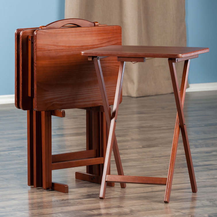 Alcott Hill Jacobsen Tray Table Set Reviews Wayfair